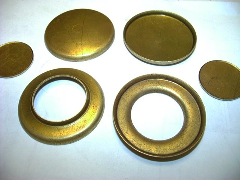 Finart tube end cap die samples for manufacturing of tube headers